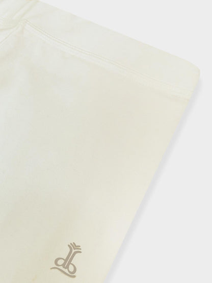 Ladies Ankle Fit Off White Leggings