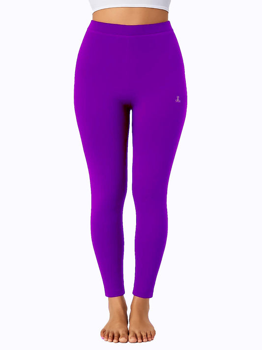 Ladies Ankle Fit Purple Leggings