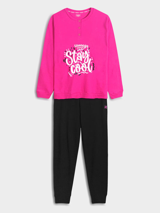 Ladies Interlock Winter Pyjama Sets