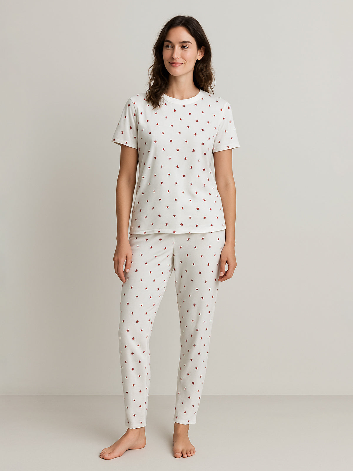 Ladies Printed Pyjama Set