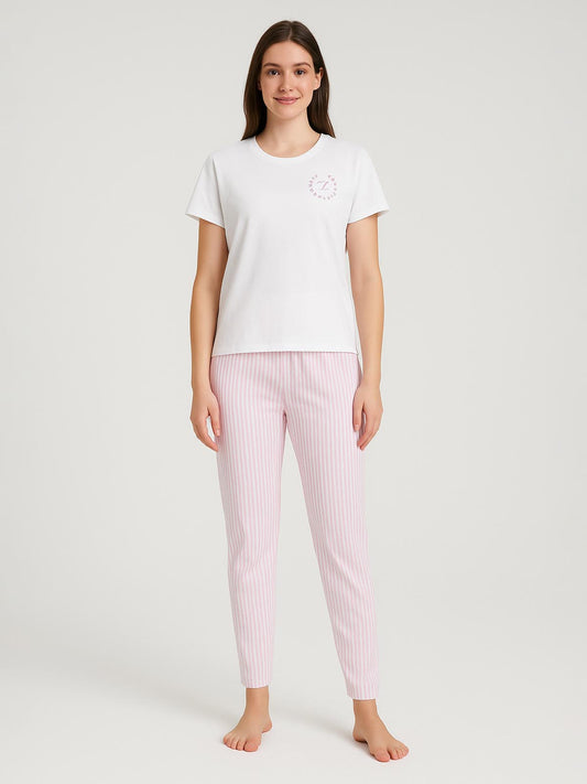 Ladies Printed Pyjama Set