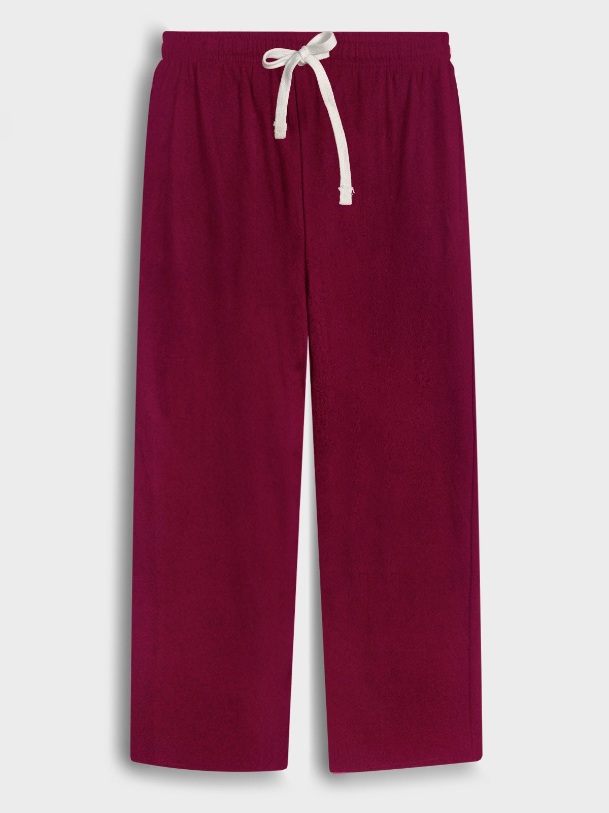 Ladies Fleece Maroon Sweatpant
