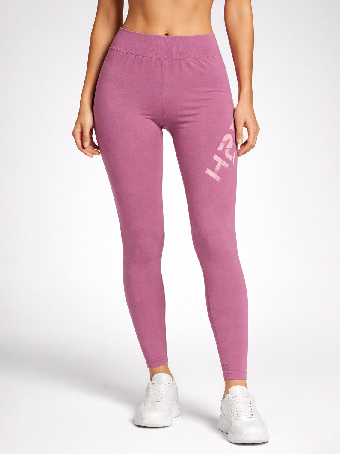 Ladies Stretch Active Pink Leggings