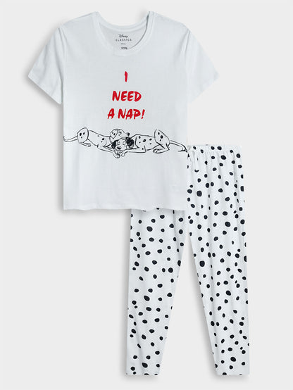 Ladies Printed Pyjama Set
