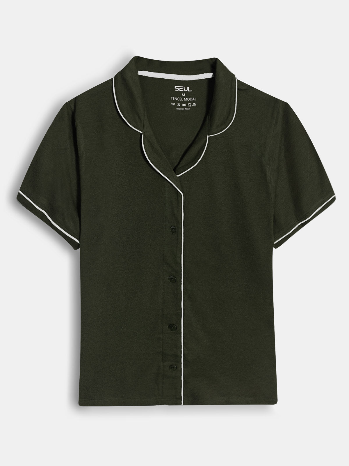 Ladies Sleepwear 3 Pc Set Olive