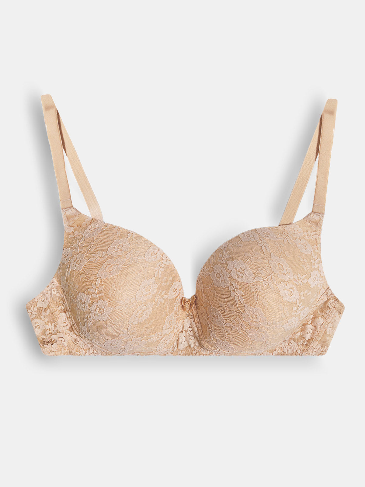 Ladies Padded Skin Lace Bra
