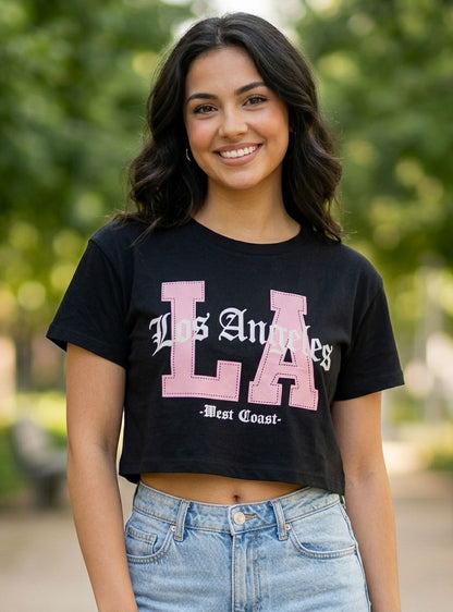 Ladies Printed Crop Top