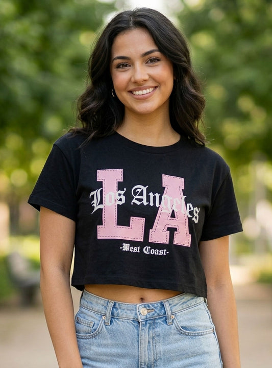 Ladies Printed Crop Top