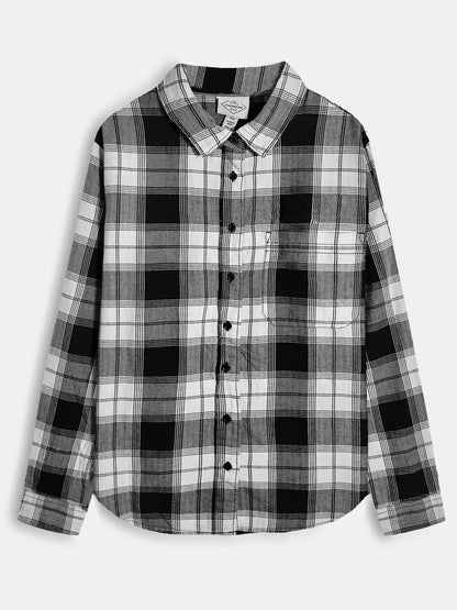 Ladies Checked Woven Shirt