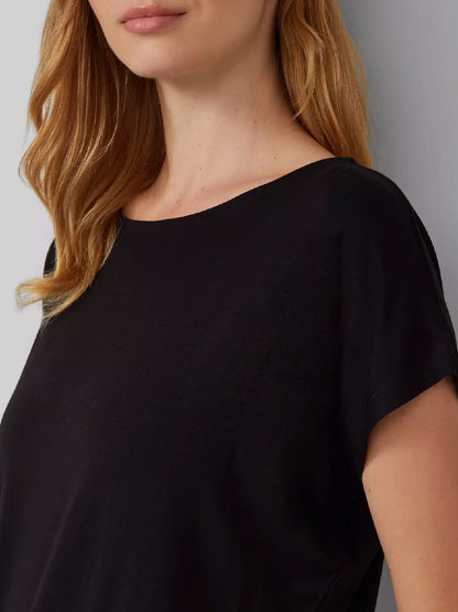 Ladies Black Viscose Top
