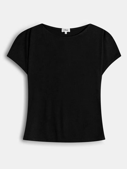 Ladies Black Viscose Top