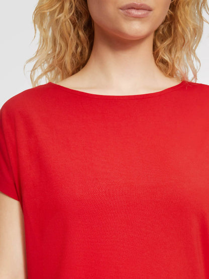 Ladies Red Viscose Top