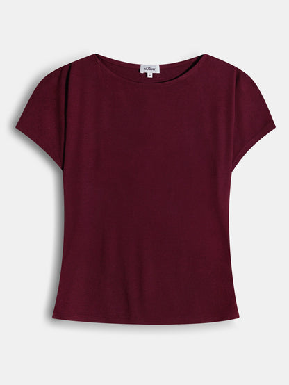 Ladies Maroon Viscose Top