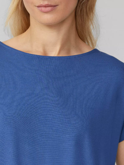 Ladies Blue Viscose Top