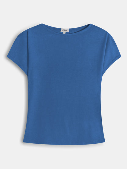 Ladies Blue Viscose Top