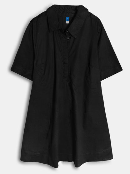Ladies Woven Black Short Dress