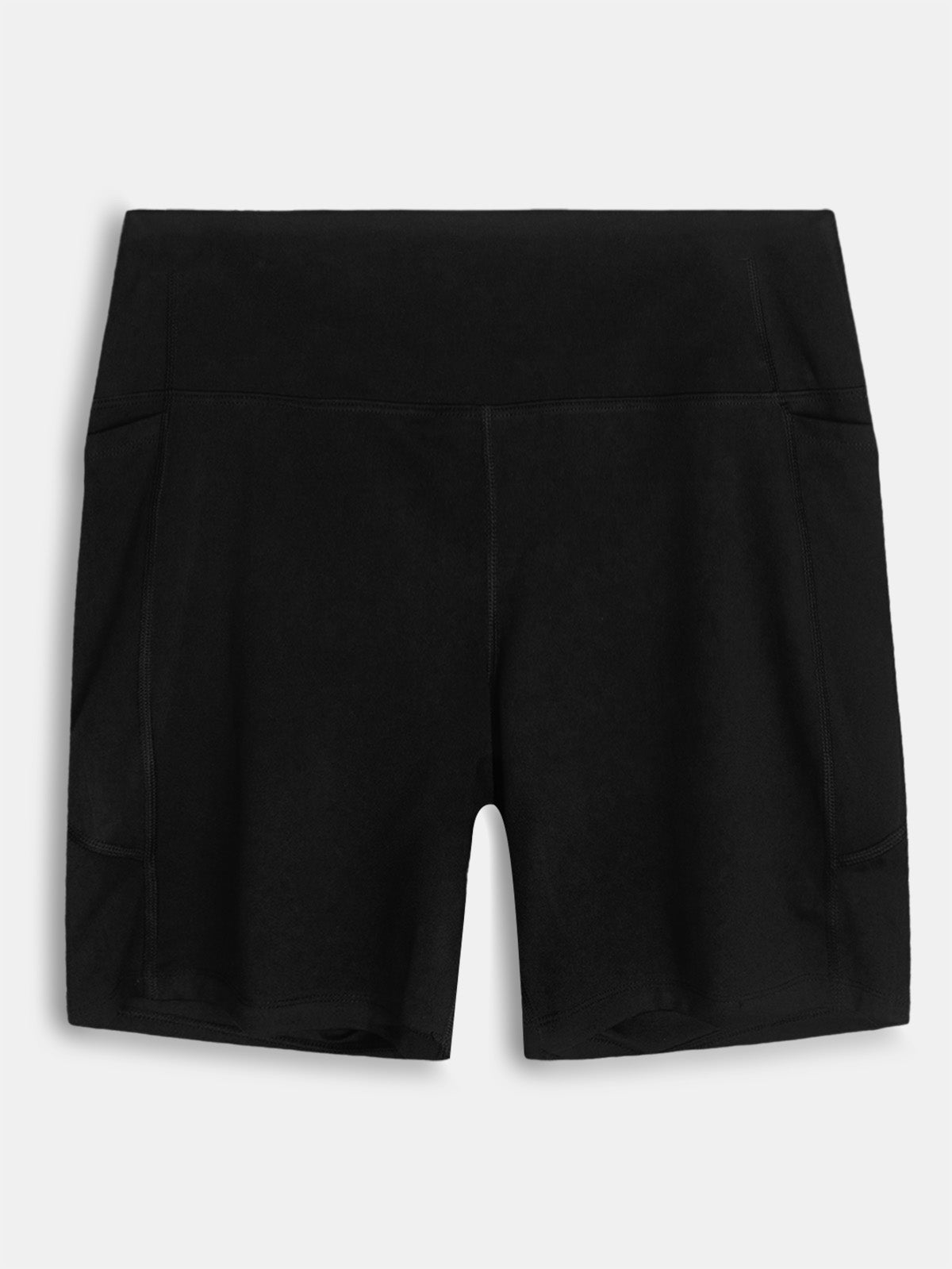 Ladies Black Active Wear Shorts