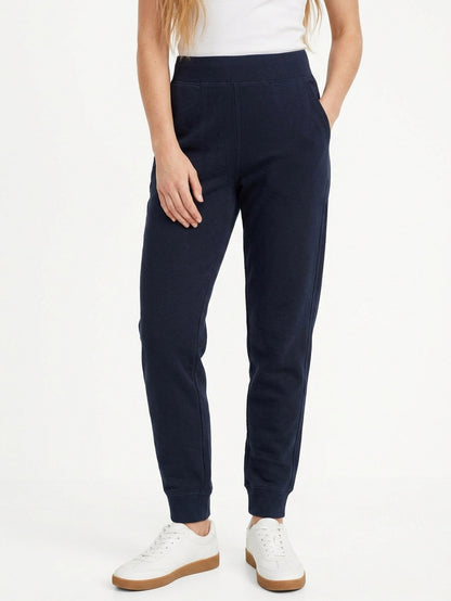 Ladies Organic Cotton Navy Jogger