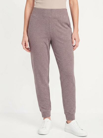 Ladies Organic Cotton Knit Joggers