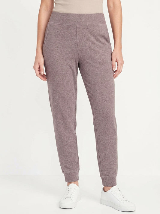 Ladies Organic Cotton Knit Joggers