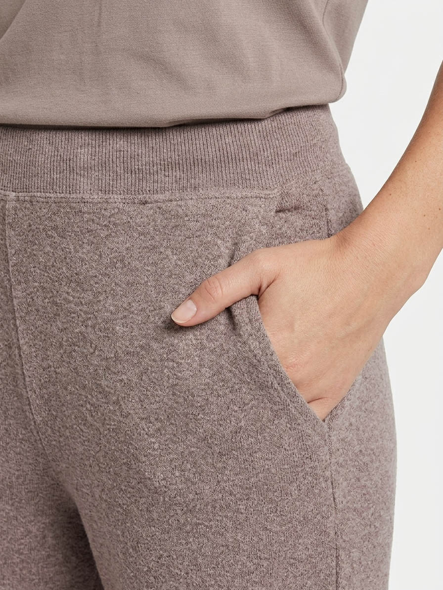 Ladies Organic Cotton Brown Jogger