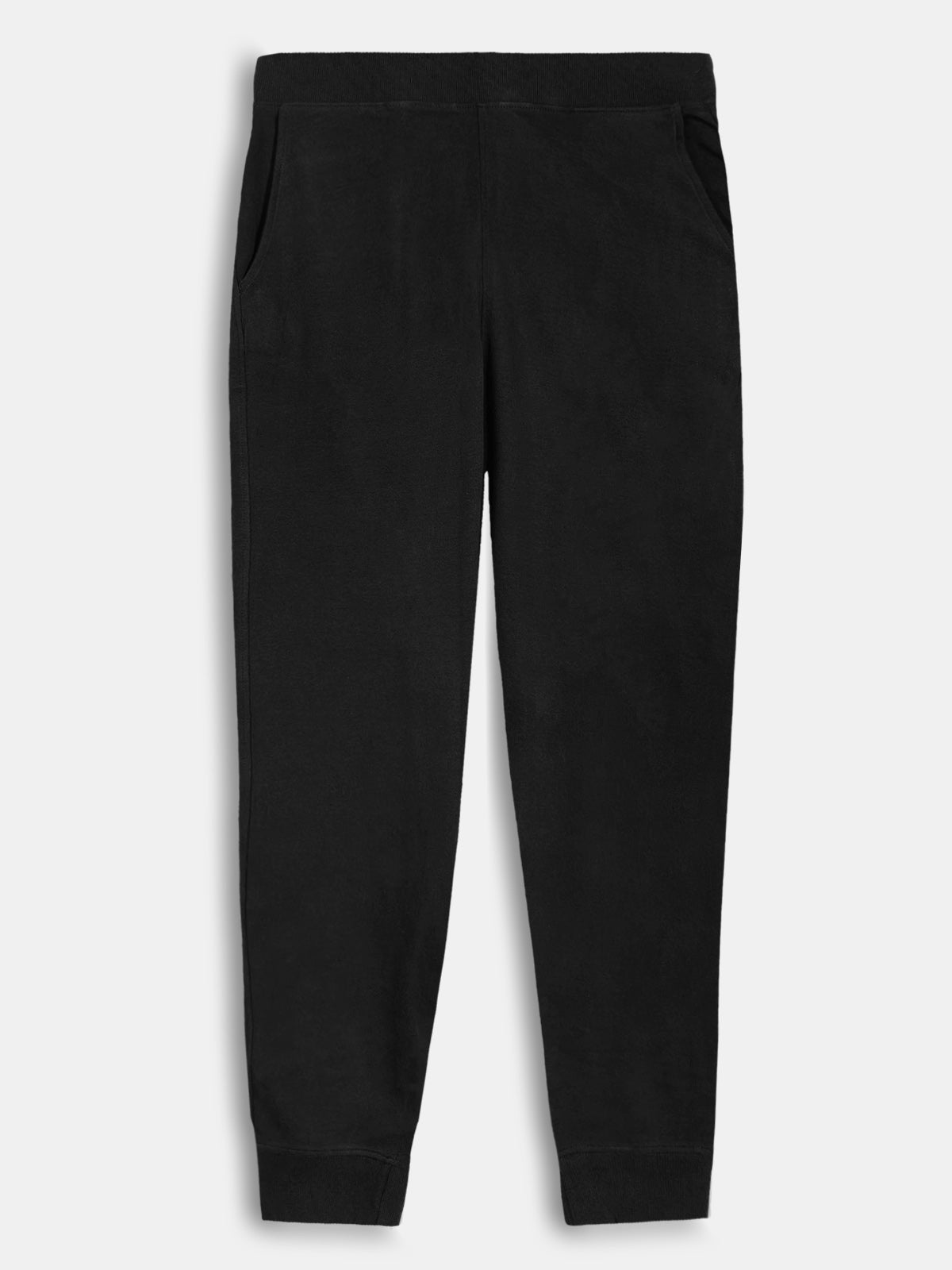 Ladies Organic Cotton Black Jogger