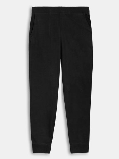 Ladies Organic Cotton Black Jogger