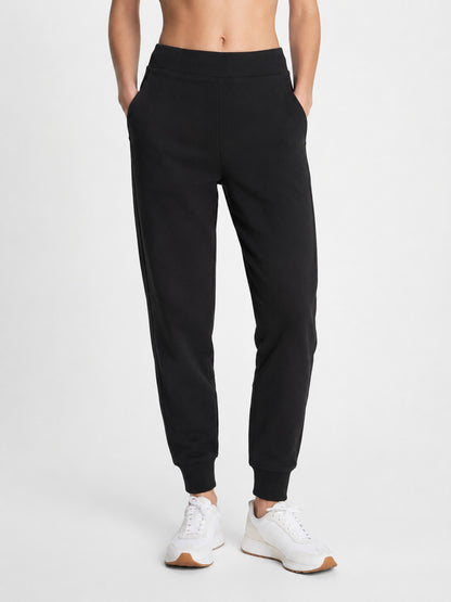 Ladies Organic Cotton Black Jogger