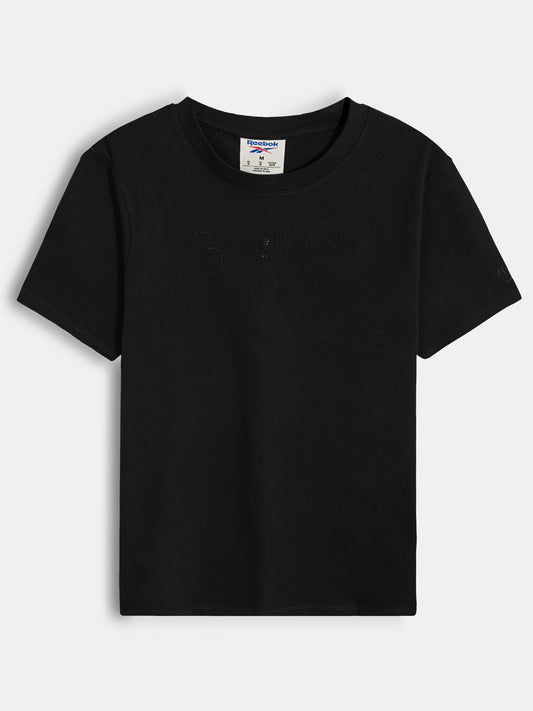 Ladies Crew Neck Printed T-Shirt
