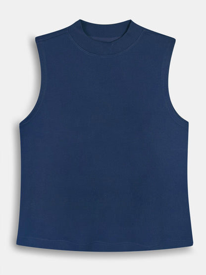 Ladies Sleeveless Blue Top