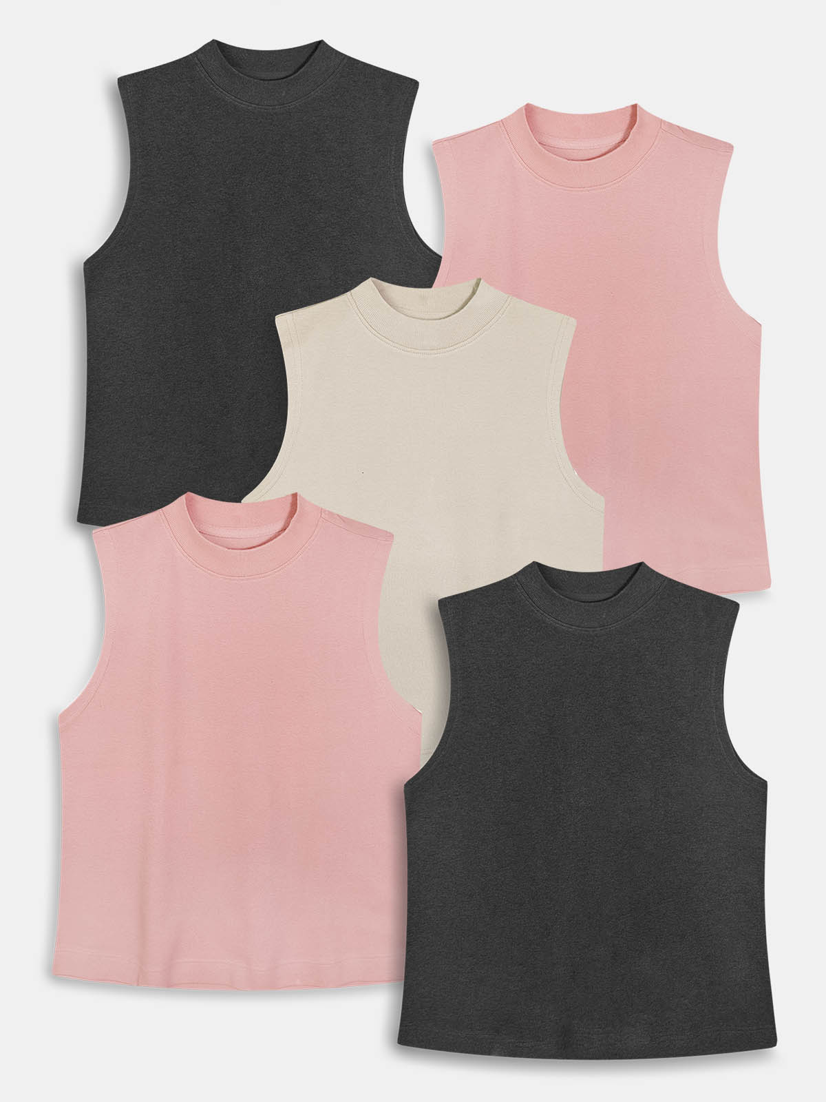 Ladies Sleeveless Top Mixed