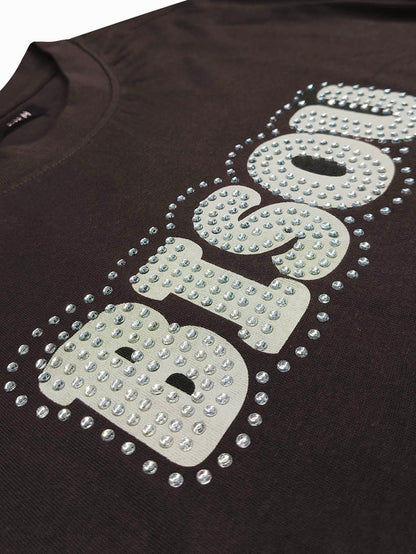 Ladies Stone Work Boxy Fit Top