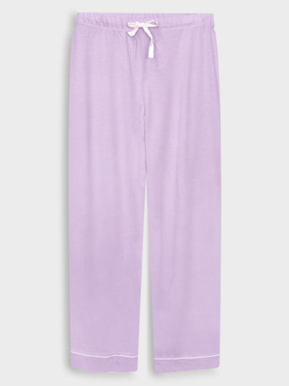Ladies Sleepwear Pyjama Set Lavender