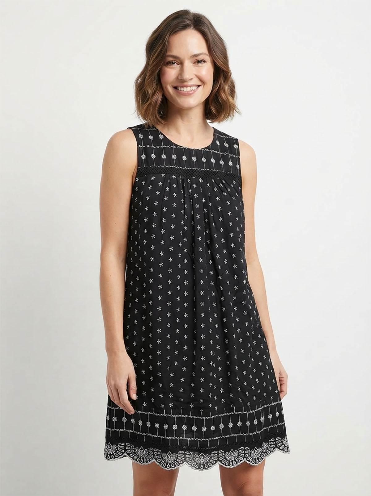 Ladies Sleeveless Printed Dress