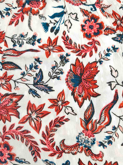 Ladies Viscose Printed Dungaree