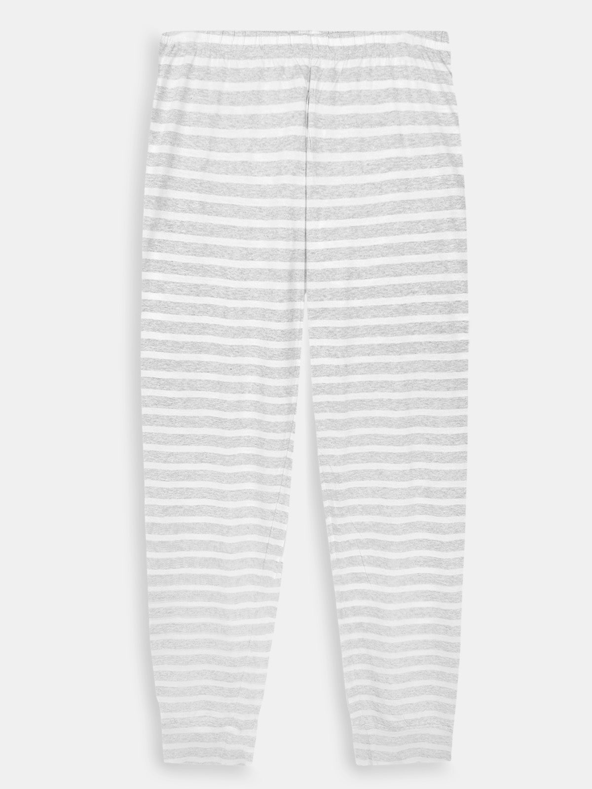 Ladies Grey Melange Pyjama Set