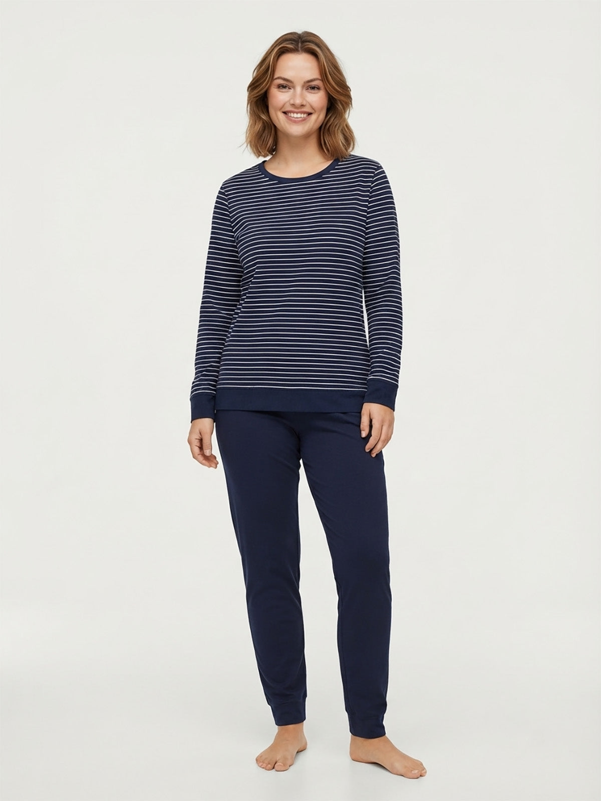 Ladies Small Stripped Pyjama Set