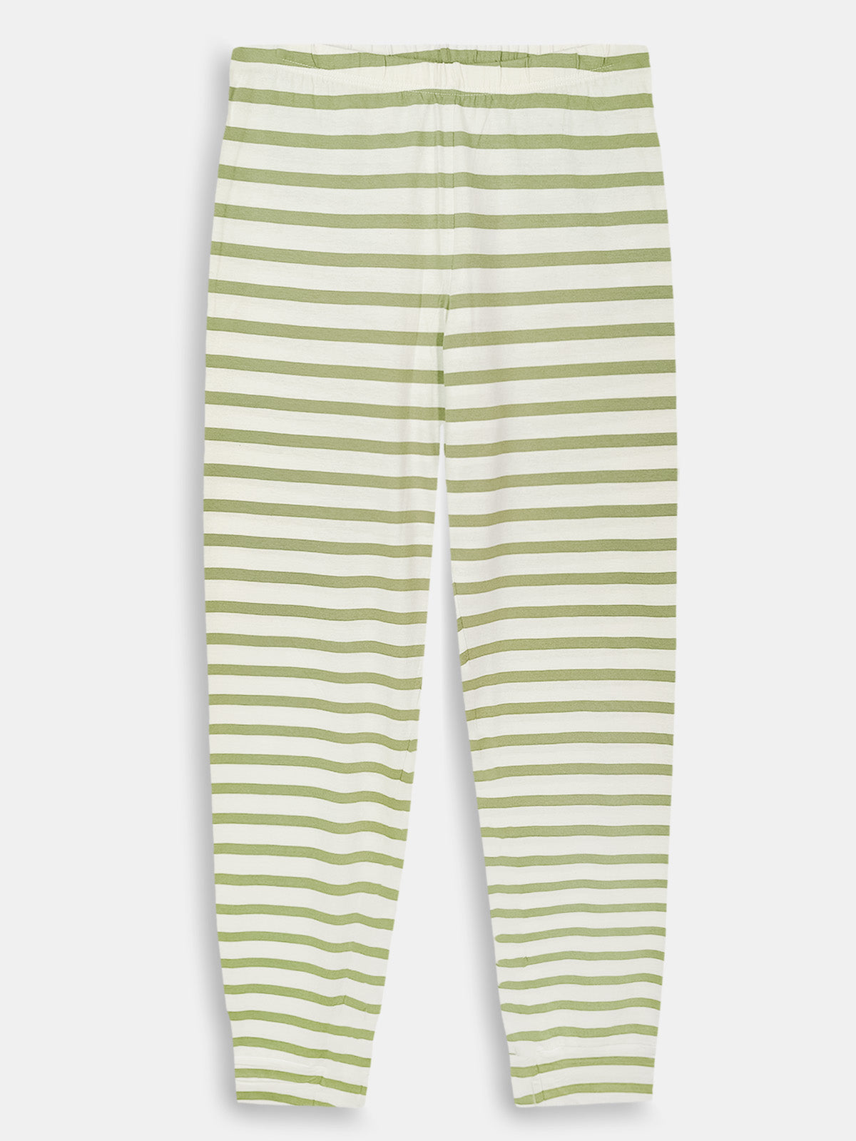 Ladies Olive Stripped Pyjama Set