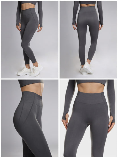 Ladies Active Wear Grey Leggings