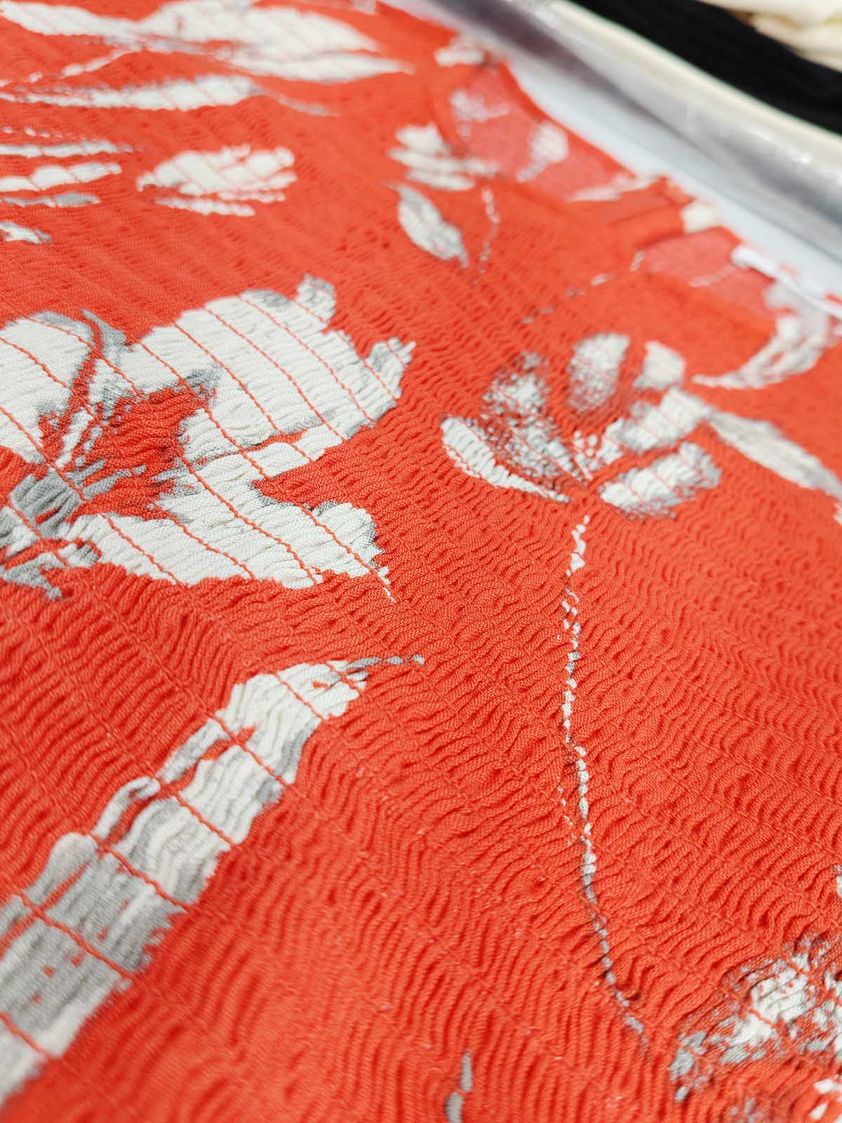 Ladies Orange AOP Dungaree
