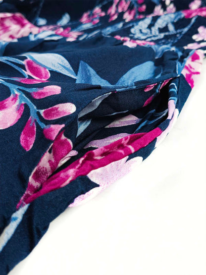 Ladies Flower AOP Dungaree
