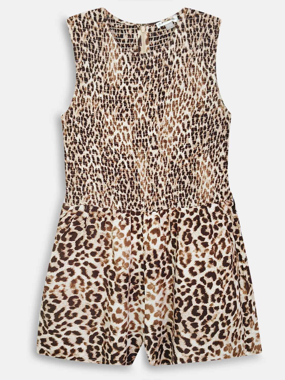 Ladies Animal AOP Dungaree