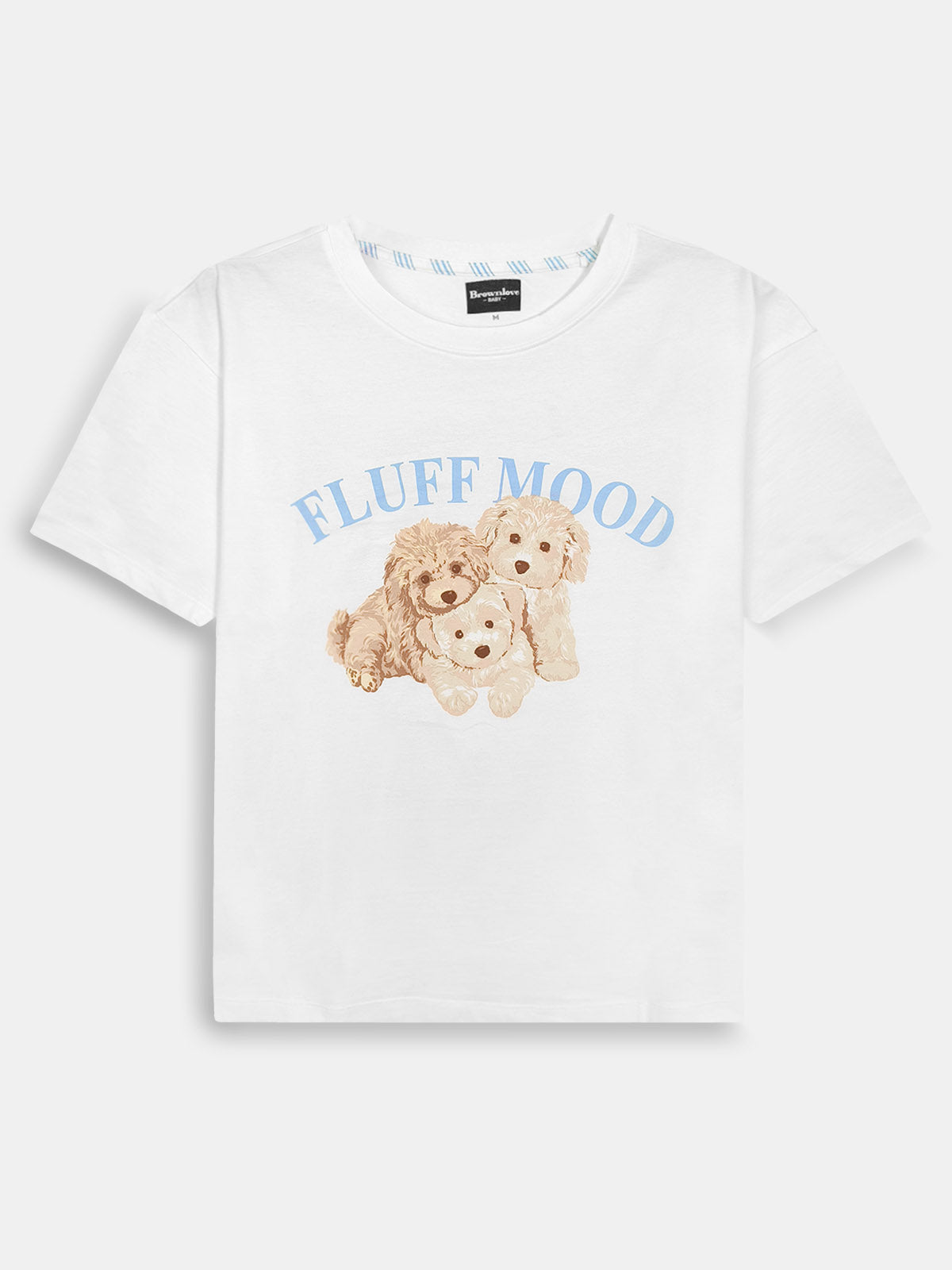 Ladies Puppy Printed Shorty Set