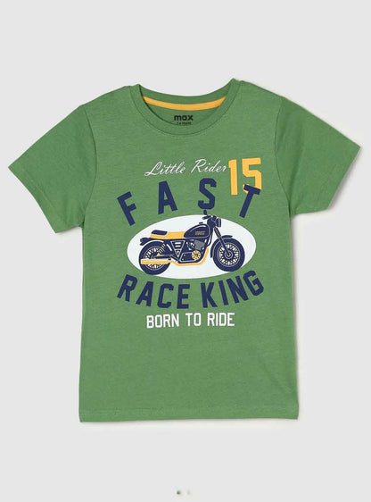 max Boys Printed T Shirt