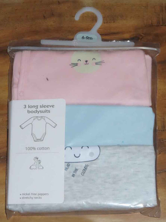 Baby 3 Pack L/S Bodysuits