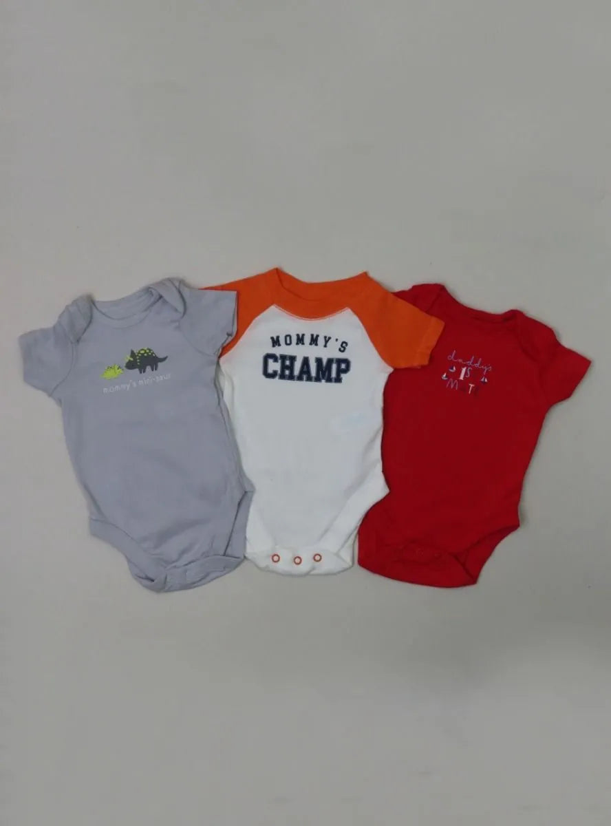 Baby 3 pack S/S Bodysuits | Boys and Girls