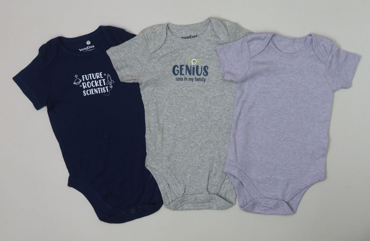 Baby 3 pack S/S Bodysuits