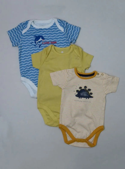 Baby 3 pack S/S Bodysuits | Boys and Girls