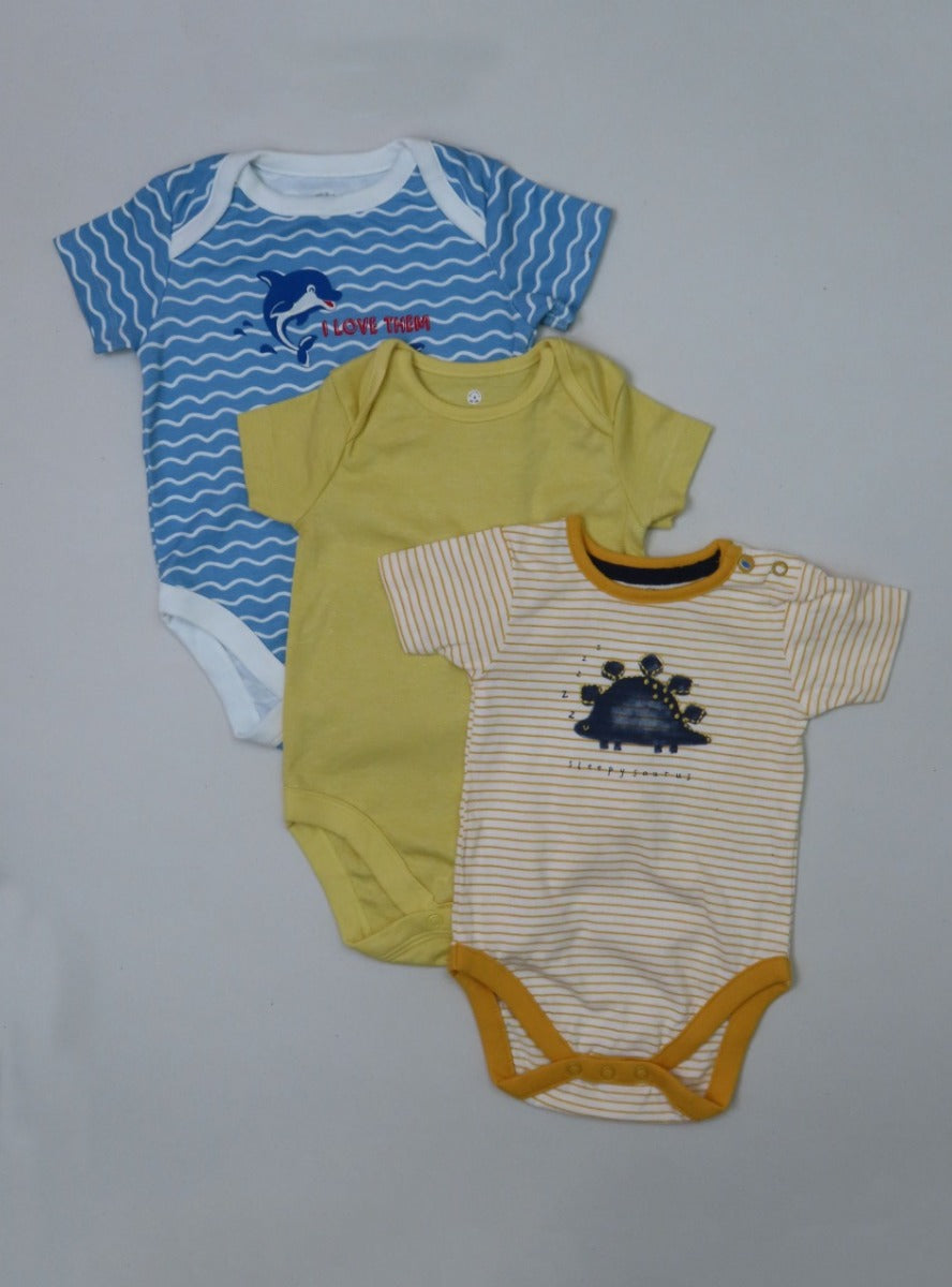 Baby 3 pack S/S Bodysuits