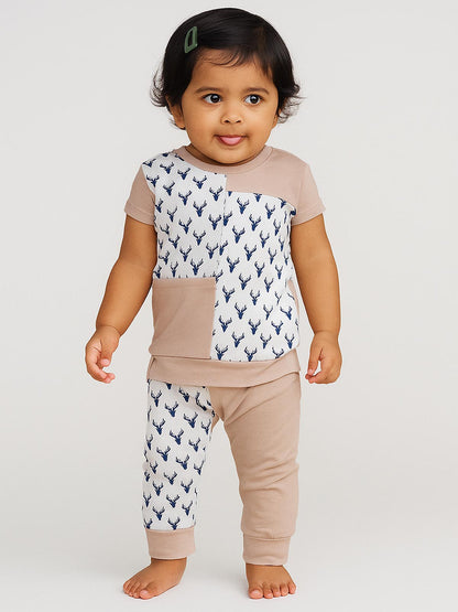 Baby Girls Printed Pyjama Set